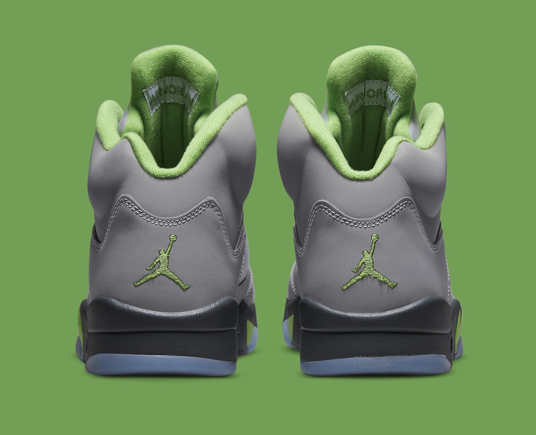 Air Jordan 5 Retro &#x27;Green Bean&#x27; 2022 DM9014 003 Heel