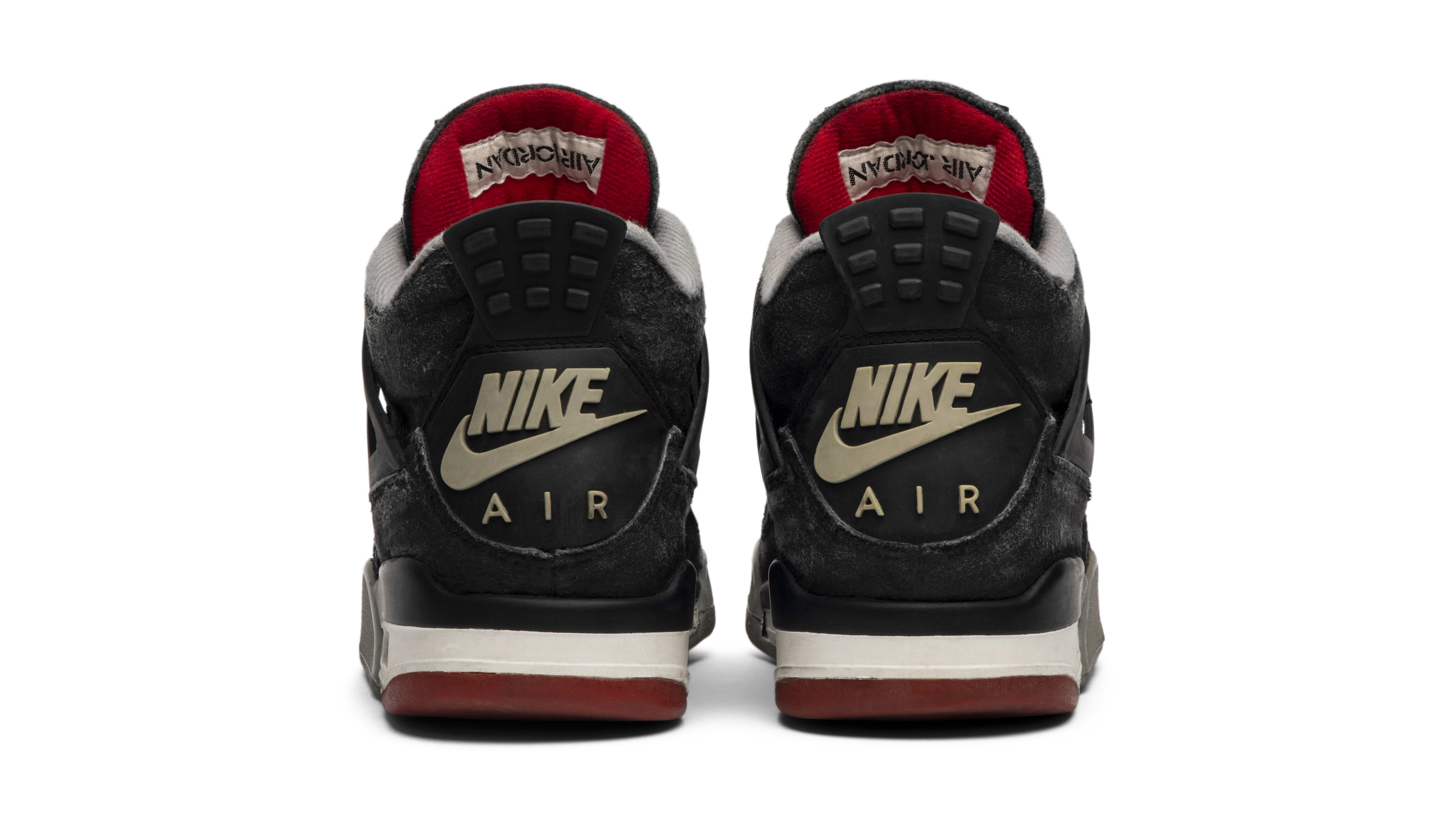 Air Jordan 4 &#x27;Bred&#x27; 1989 (Heel)