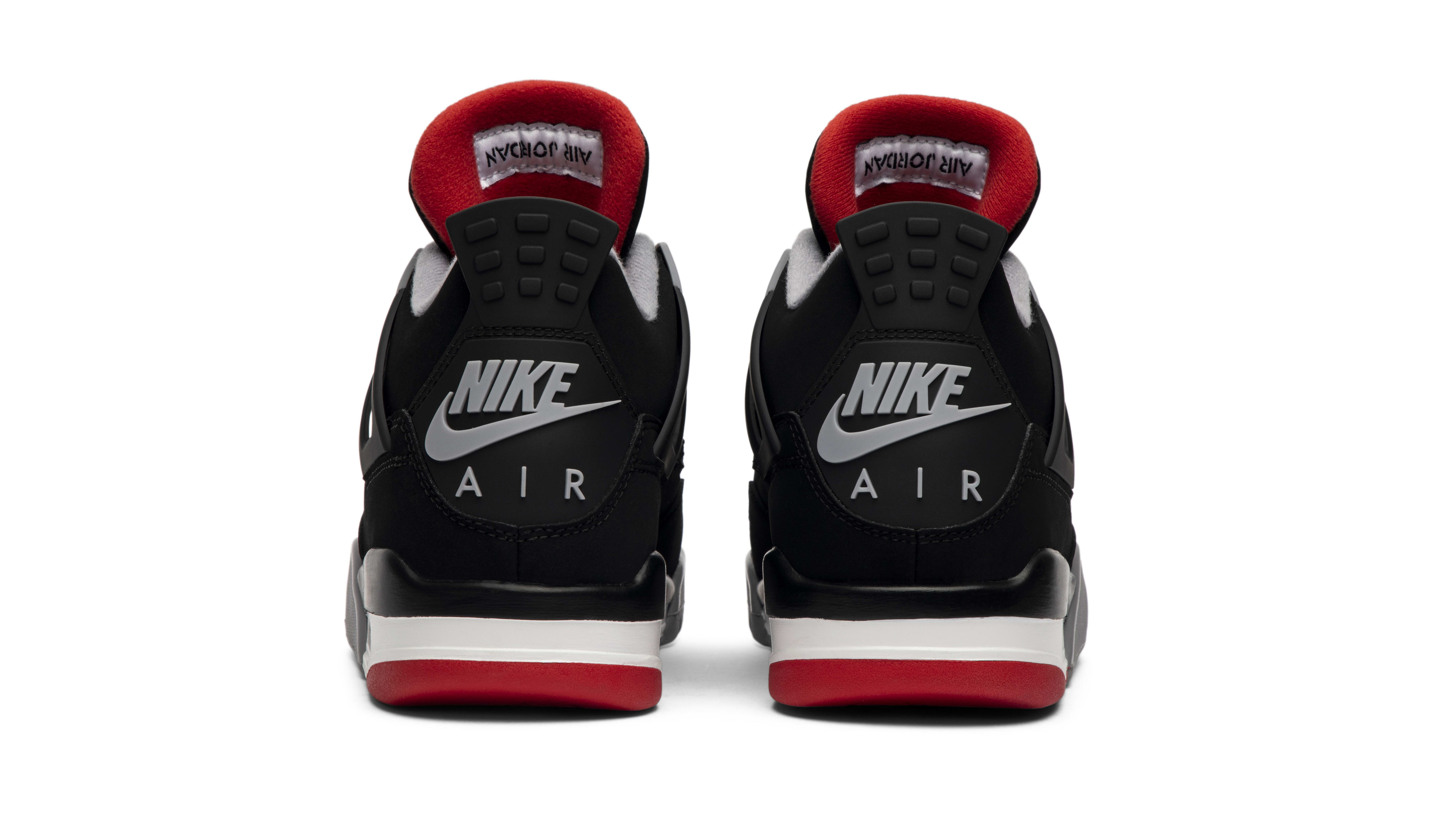 Air Jordan 4 &#x27;Bred&#x27; 2019 (Heel)