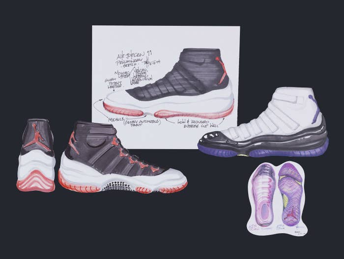 Air Jordan 11 Tinker Hatfield Sketch