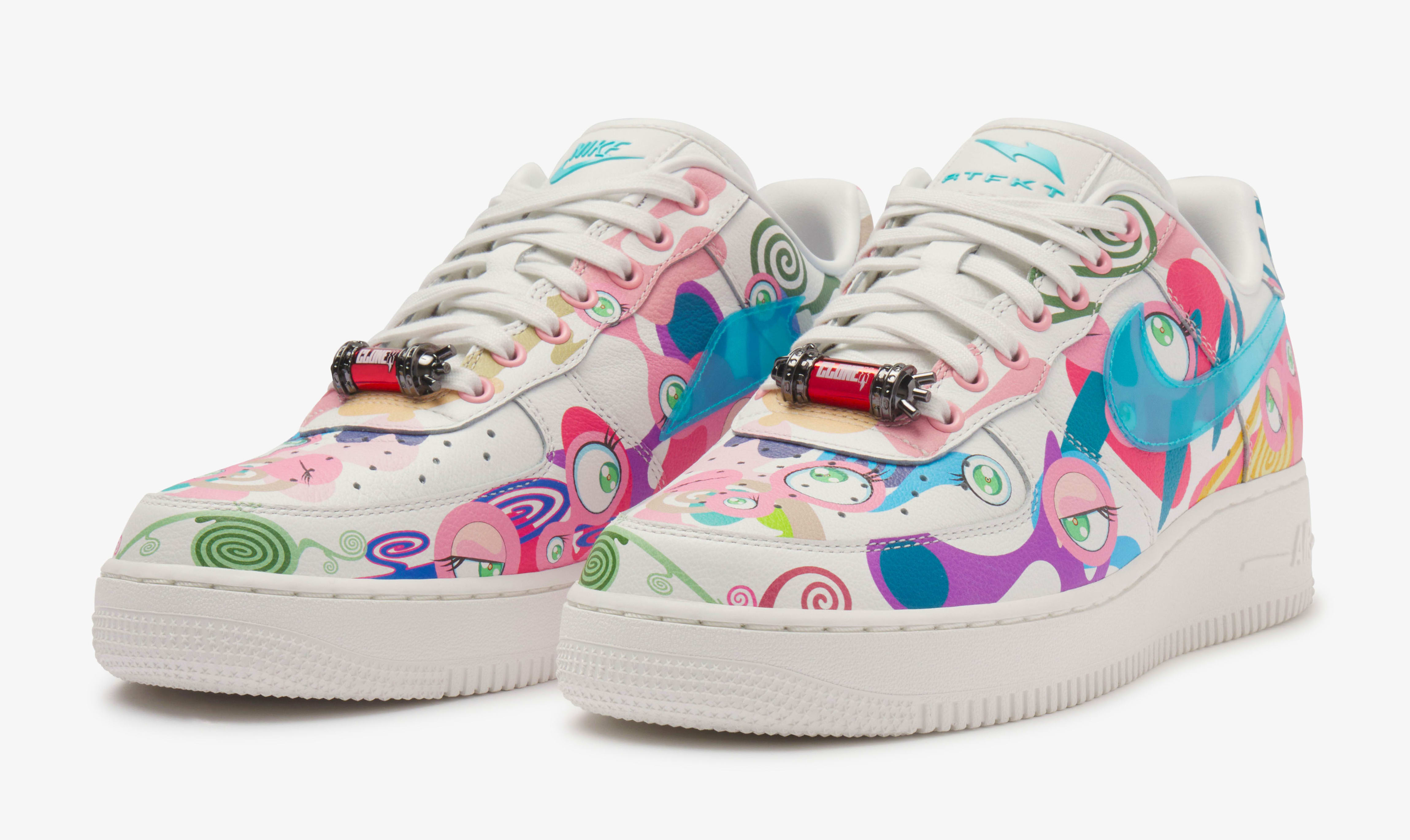 Nike, Shoes, Takashi Murakami Flower Air Force Shoes
