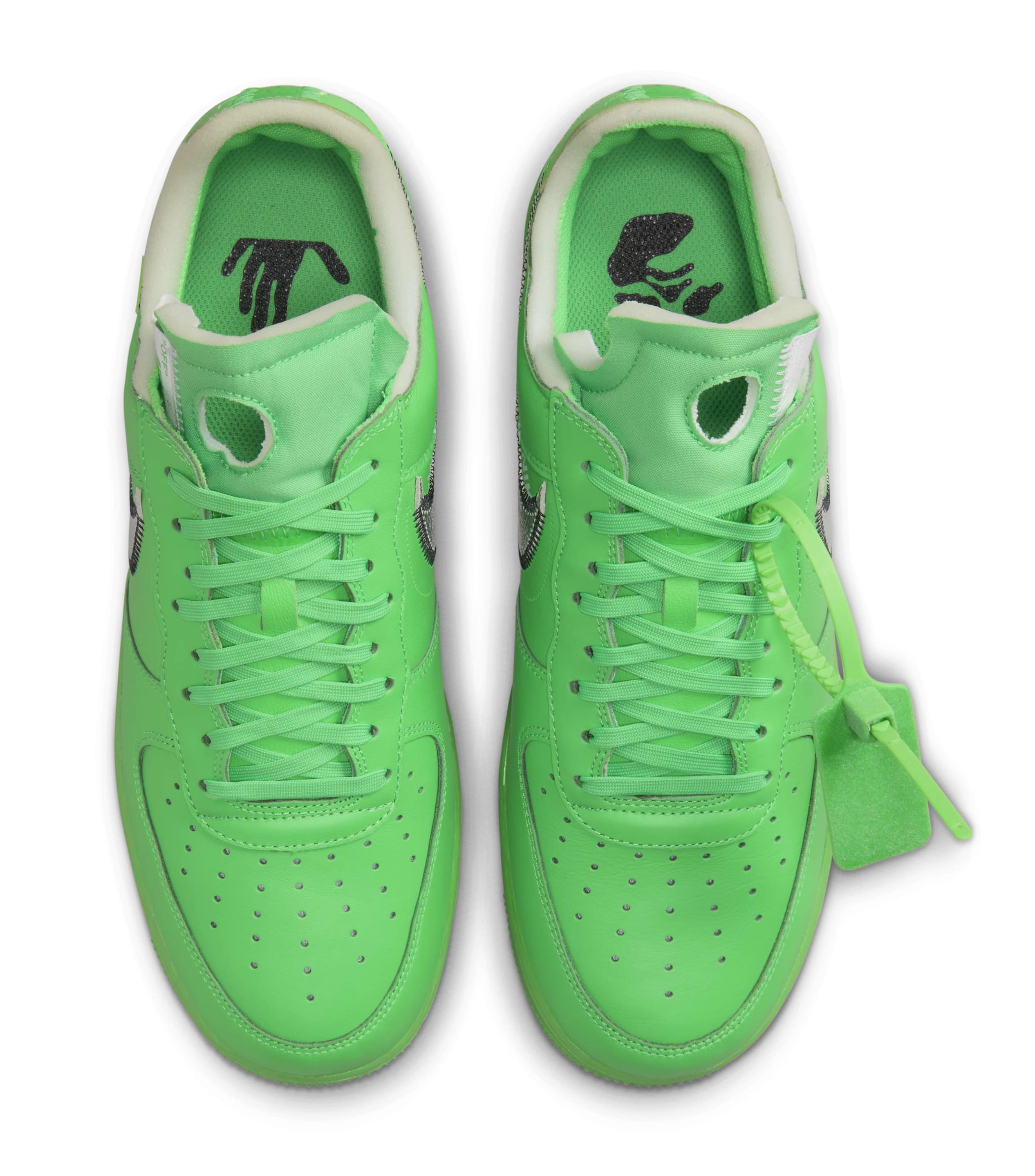 Green Spark' Off-White x Nike Air Force 1s Release Next Week