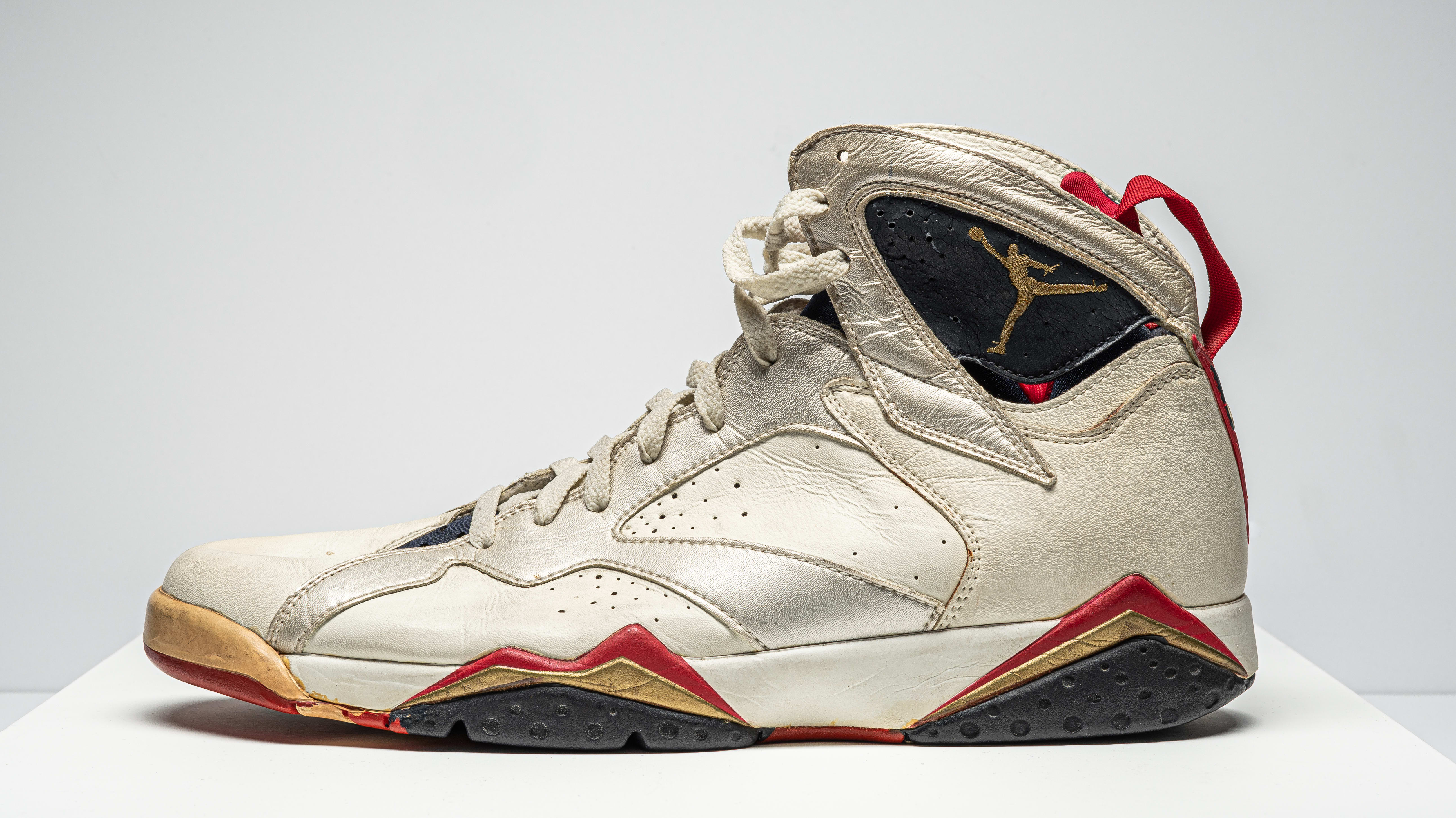 Michael Jordan's game-worn sneakers set new record, selling for $615,000