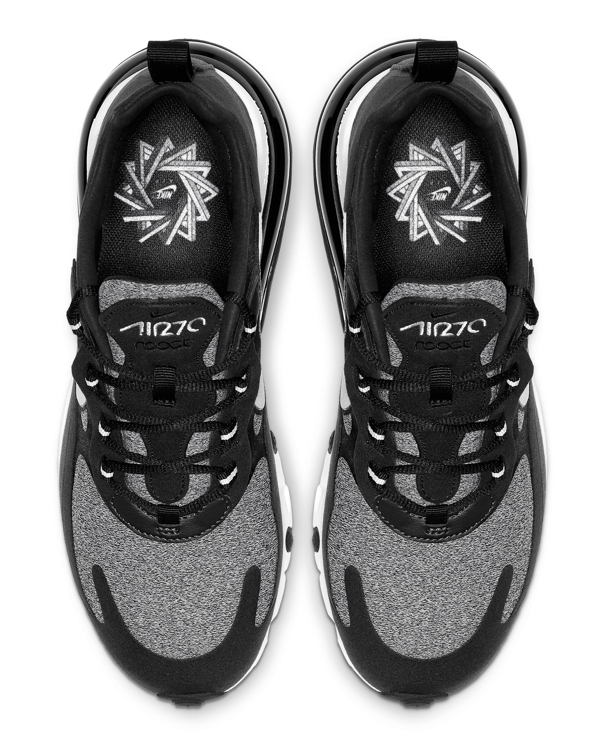 Nike Air Max 270 React &#x27;Black&#x27; (Top)
