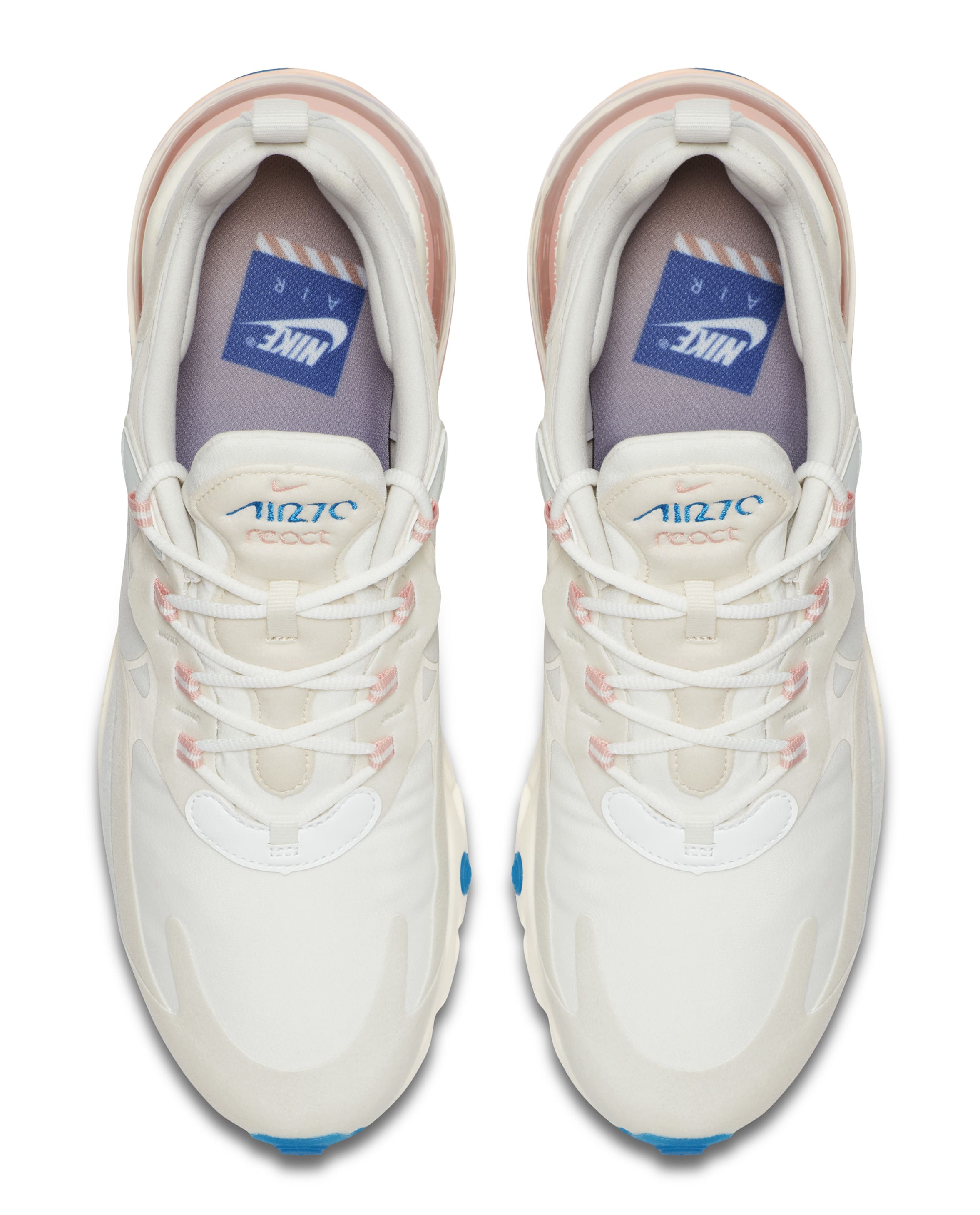 Nike Air Max 270 React &#x27;White/Pink&#x27; (Top)