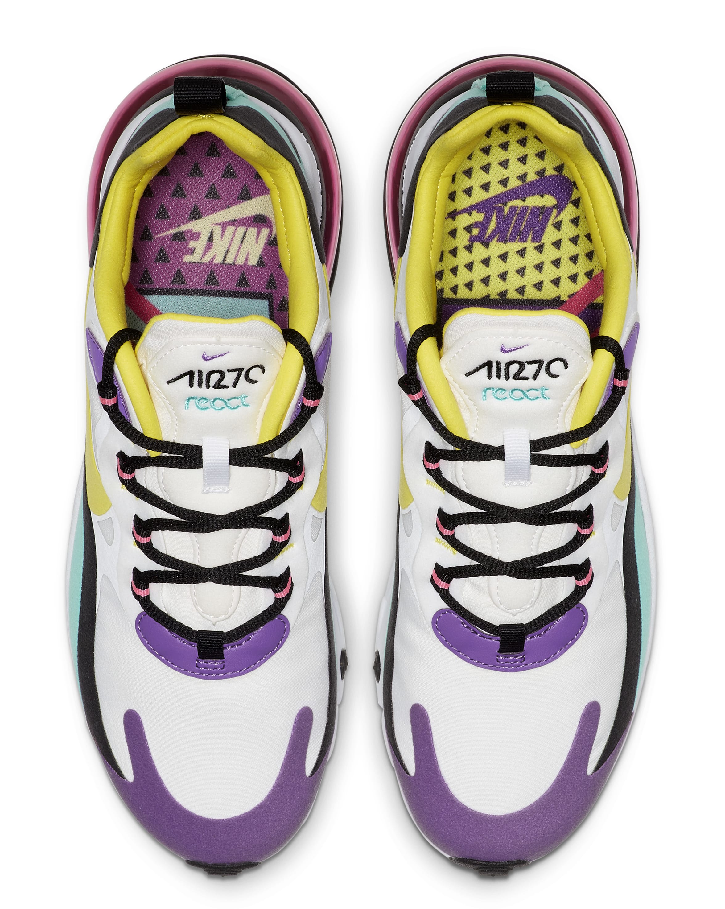 Nike Air Max 270 React &#x27;Purple&#x27; (Top)