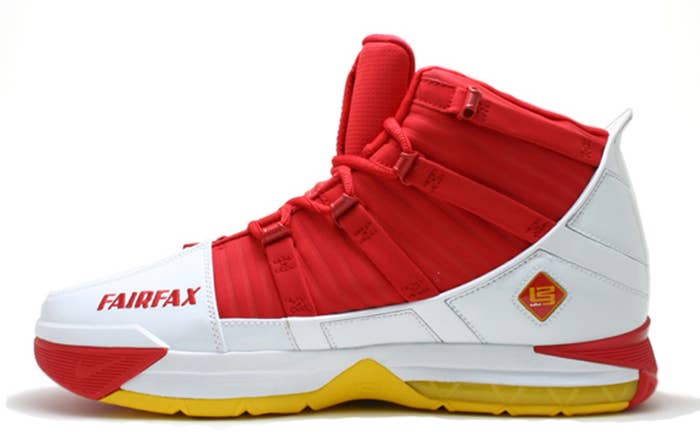 Nike LeBron 3 PE &#x27;Fairfax&#x27; Sample Medial