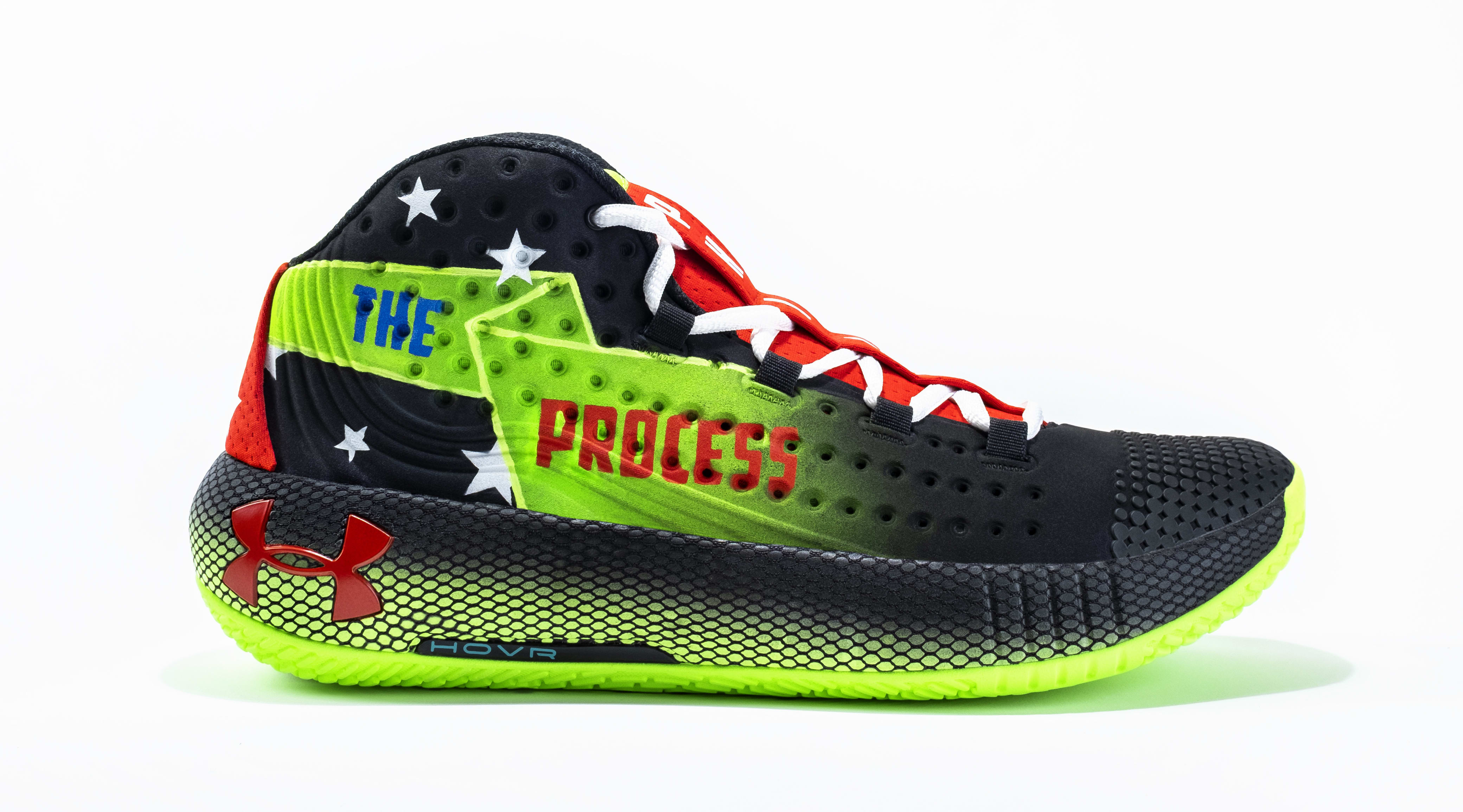 Joel Embiid x Mountain Dew Under Armour HOVR Havoc Custom Lateral