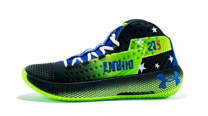 Joel Embiid x Mountain Dew Under Armour HOVR Havoc Custom Lateral