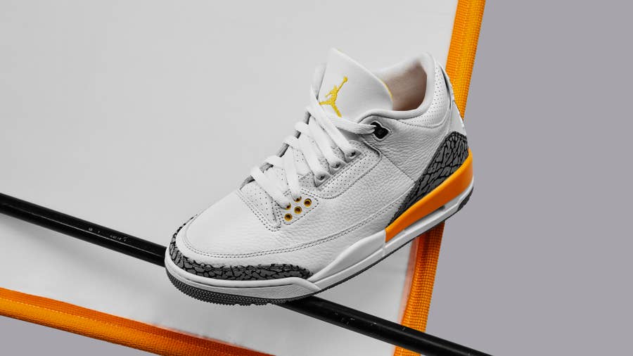 Air jordan 3 orange on sale