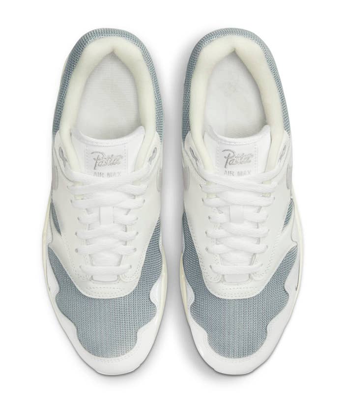 Patta x Nike Air Max 1 &#x27;White/Grey&#x27; Top