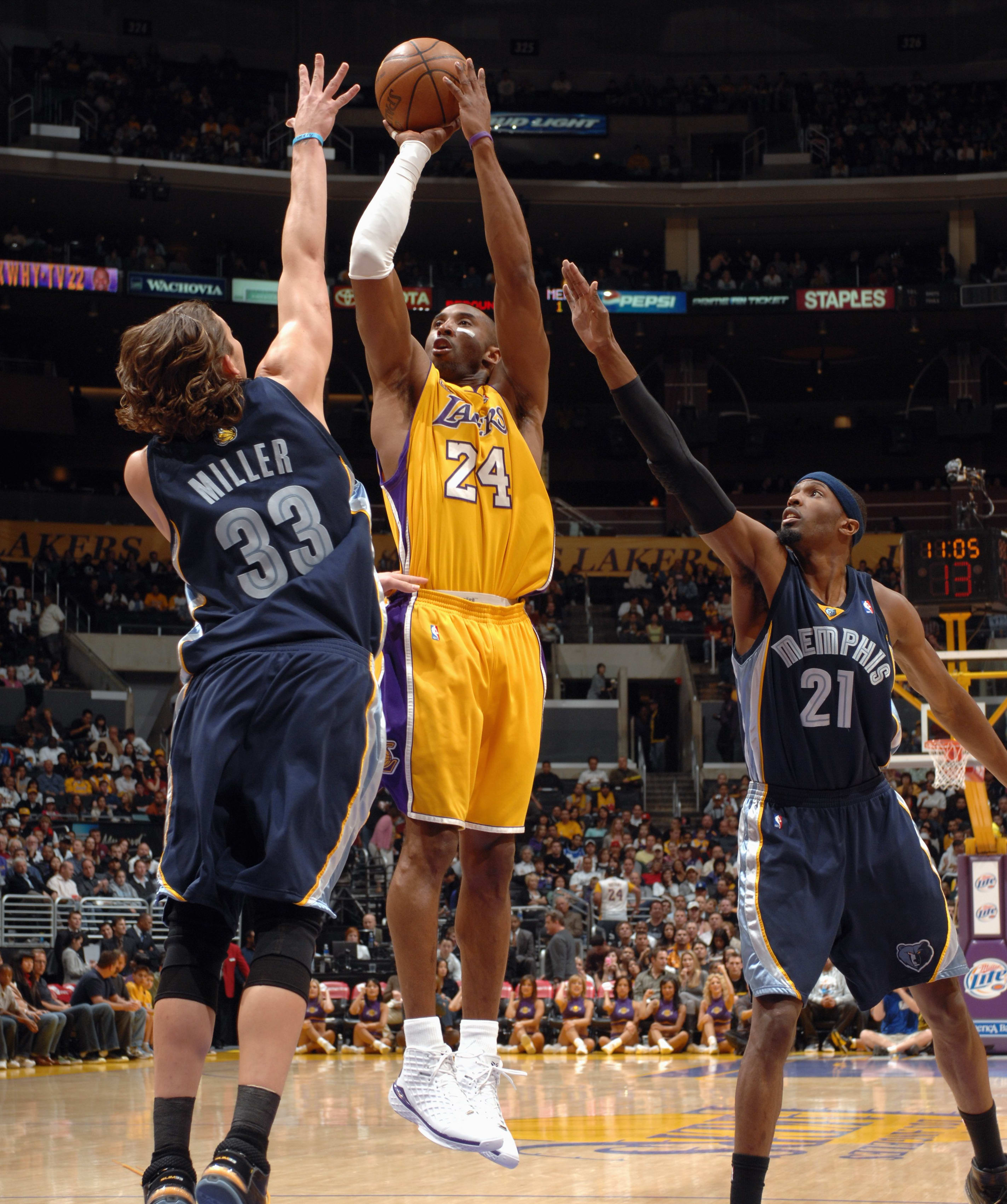 Kobe Bryant vs. Memphis Grizzlies March 28, 2008