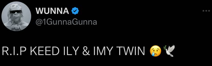 Gunna is seen posting on Twitter