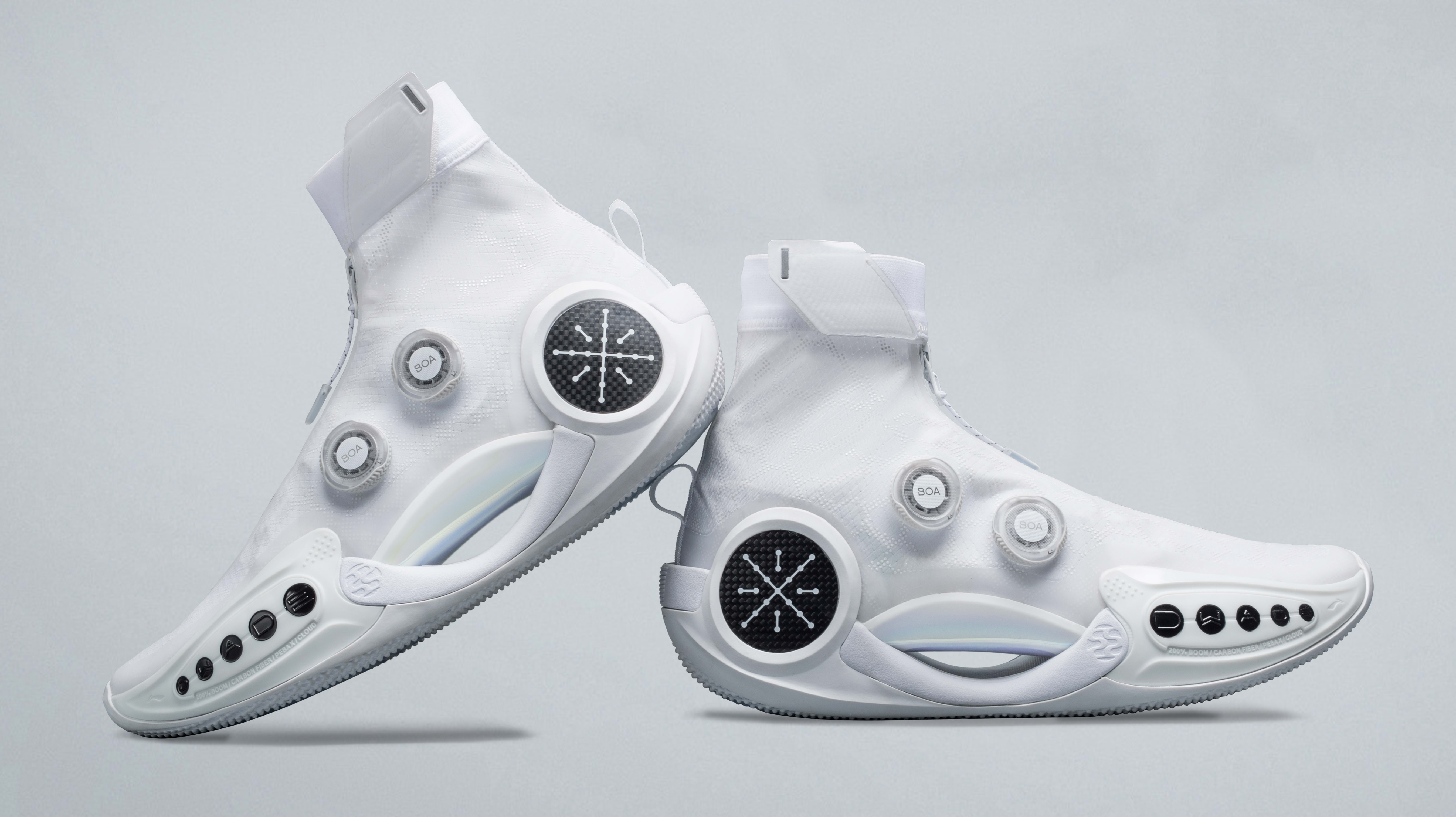 Li-Ning Way of Wade 9 High &#x27;Infinity Announcement&#x27; White Lateral