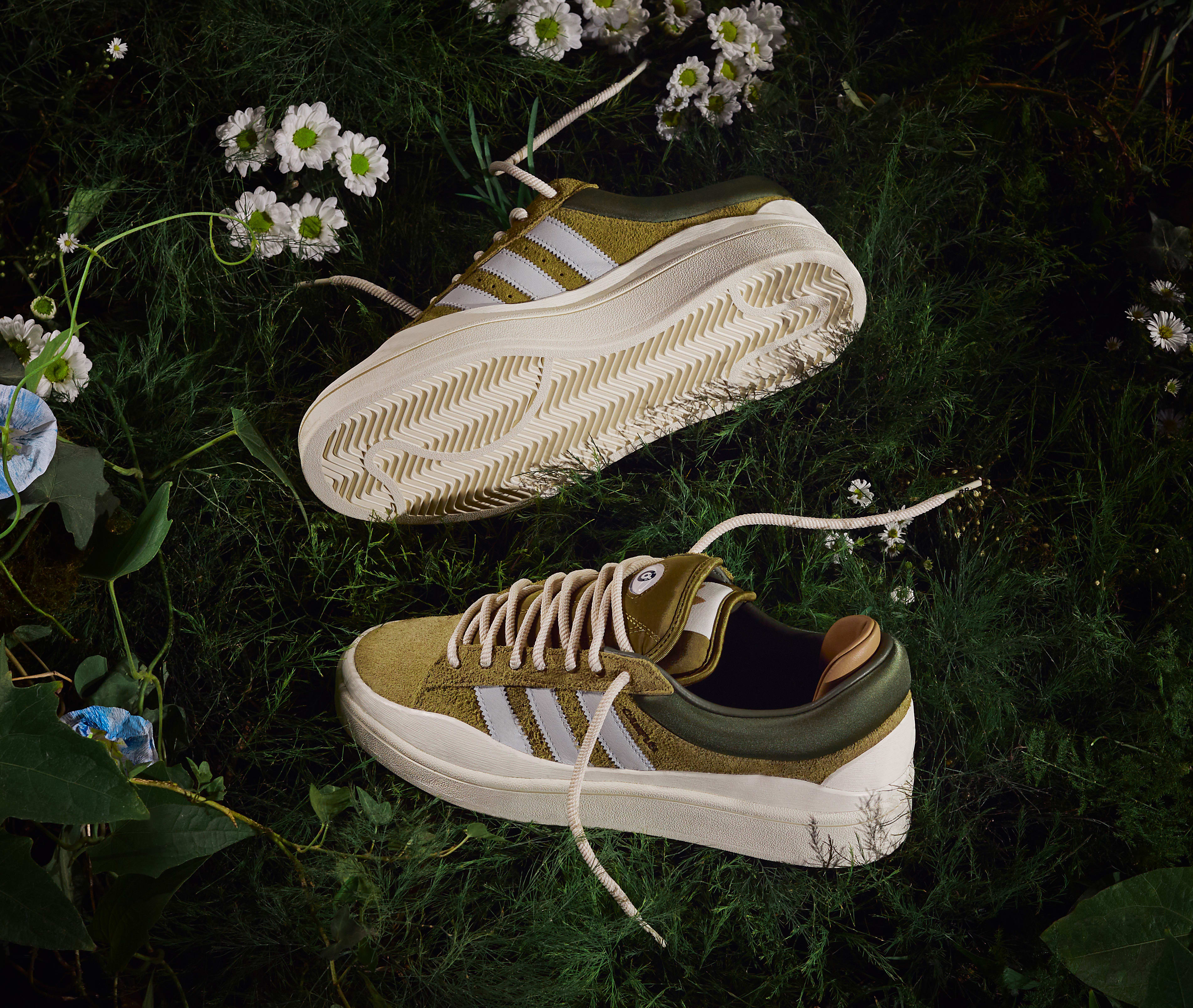 Wild Moss' Bad Bunny x Adidas Campus Light Drops This Week | Complex