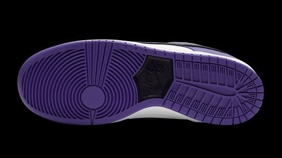 Nike SB Dunk Low Court Purple Release Date BQ6817-500 Sole
