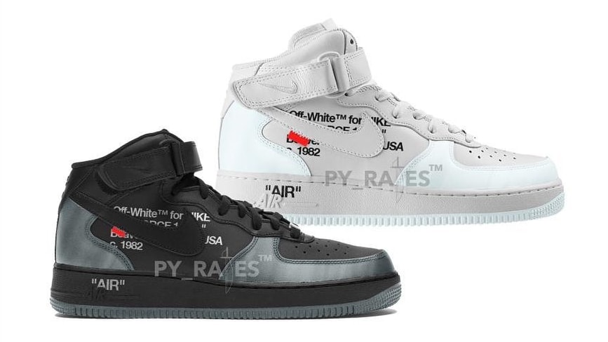 Nike AF1 Mid Graffiti c/o Off-White™ in white