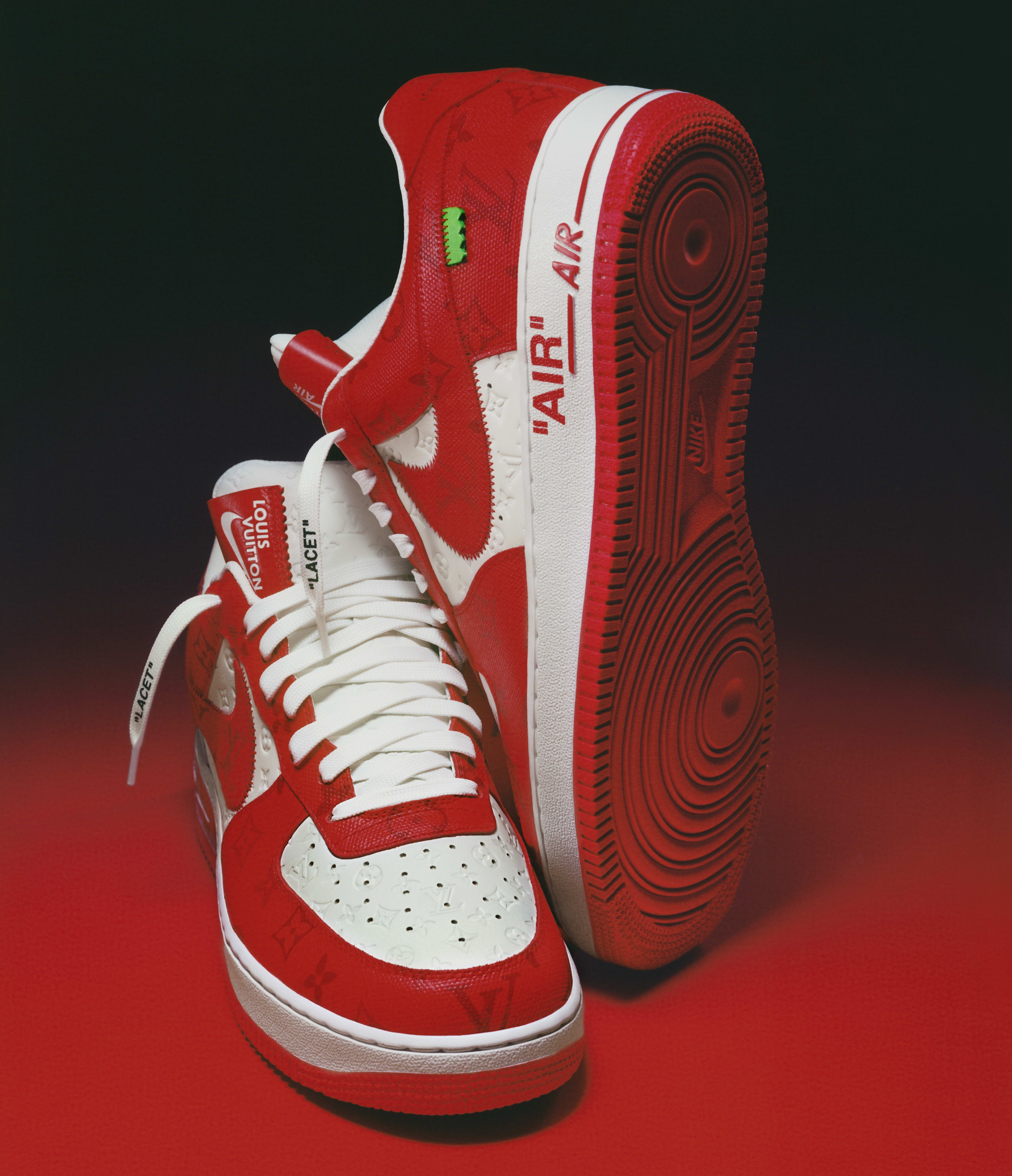 Louis Vuitton x Nike Air Force 1 Low &#x27;White/Red&#x27;