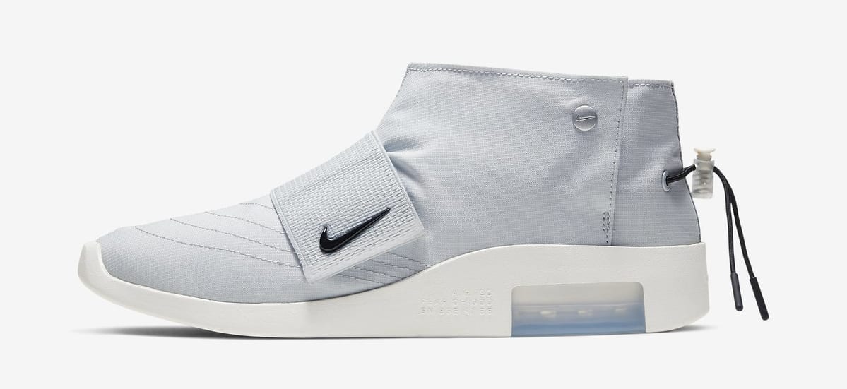 Nike Air Fear of God Moccasin &#x27;Pure Platinum/Black-Sail&#x27; (Lateral)