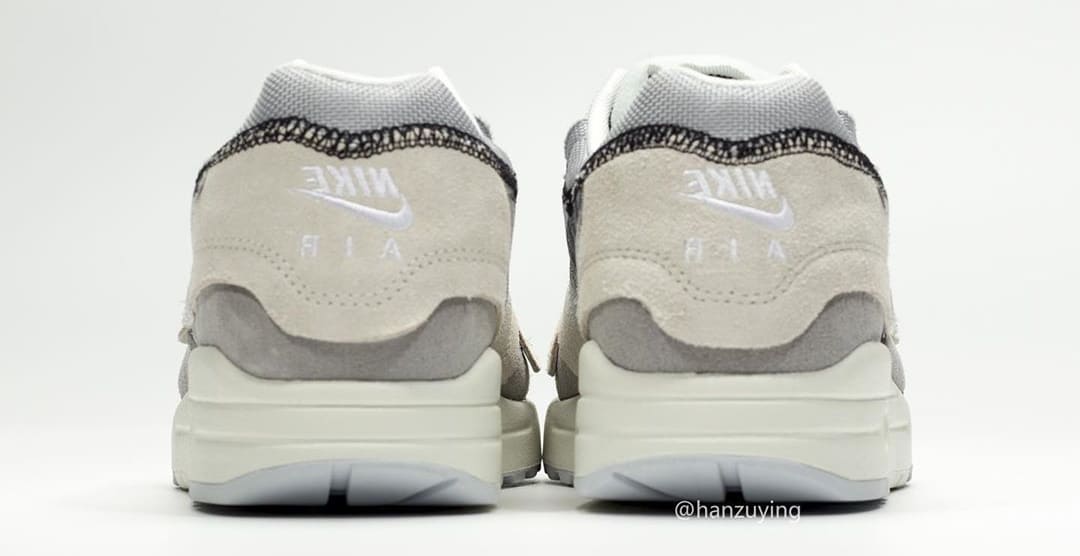 Nike Air Max 1 &#x27;Inside Out/Light Grey&#x27; 858876-013 (Heel)