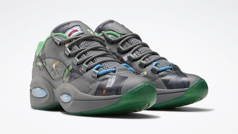 BBC x Reebok Question Low &#x27;Beepers &amp; Butts&#x27; FZ4342 Pair