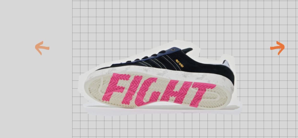 Size? x Adidas Campus 80s &#x27;Fight Club&#x27; Outsole