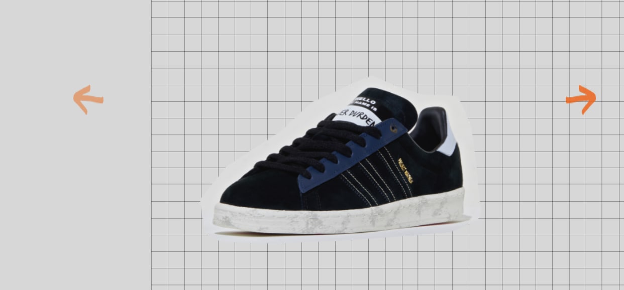 Size? x Adidas Campus 80s &#x27;Fight Club&#x27; Front