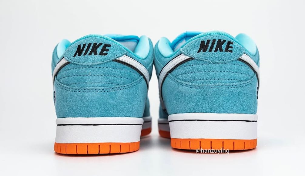 Nike SB Dunk Low &#x27;Gulf&#x27; BQ6817-401 Heel