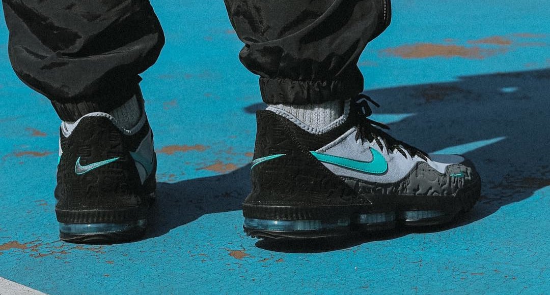 A Better Look At The Atmos X Nike Lebron 16 Low 'Clear Jade' | Complex