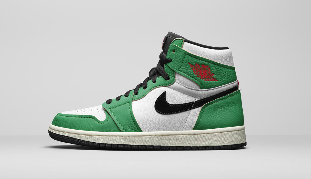 Air Jordan 1 Retro High OG Women&#x27;s &#x27;Lucky Green&#x27; DB4612-300 Lateral