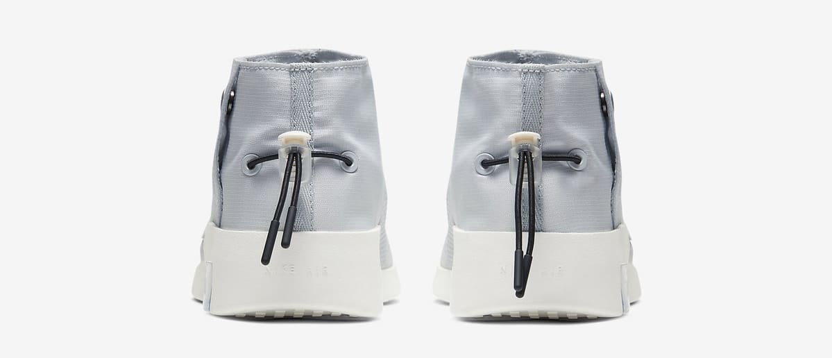 Nike Air Fear of God Moccasin &#x27;Pure Platinum/Black-Sail&#x27; (Heel)