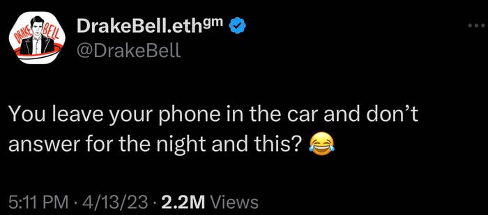 Drake Bell tweets after missing headlines
