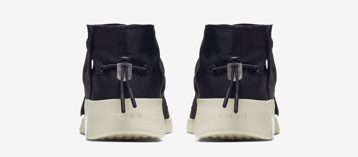 Nike Air Fear of God Moccasin &#x27;Black/Black-Fossil&#x27; (Heel)