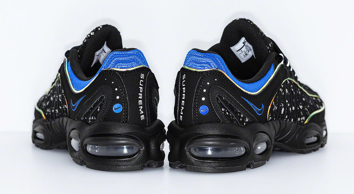 Supreme x Nike Air Tailwind 4 &#x27;Black/Blue&#x27; (Heel)