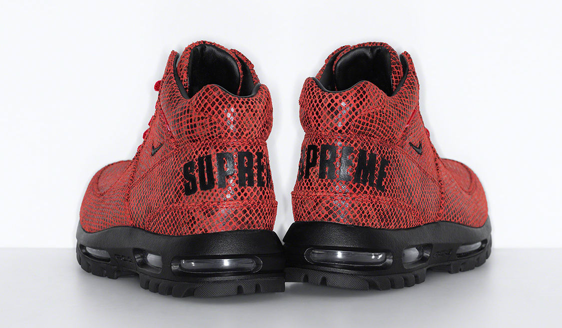 Supreme x Nike Air Max Goadome Red Heel