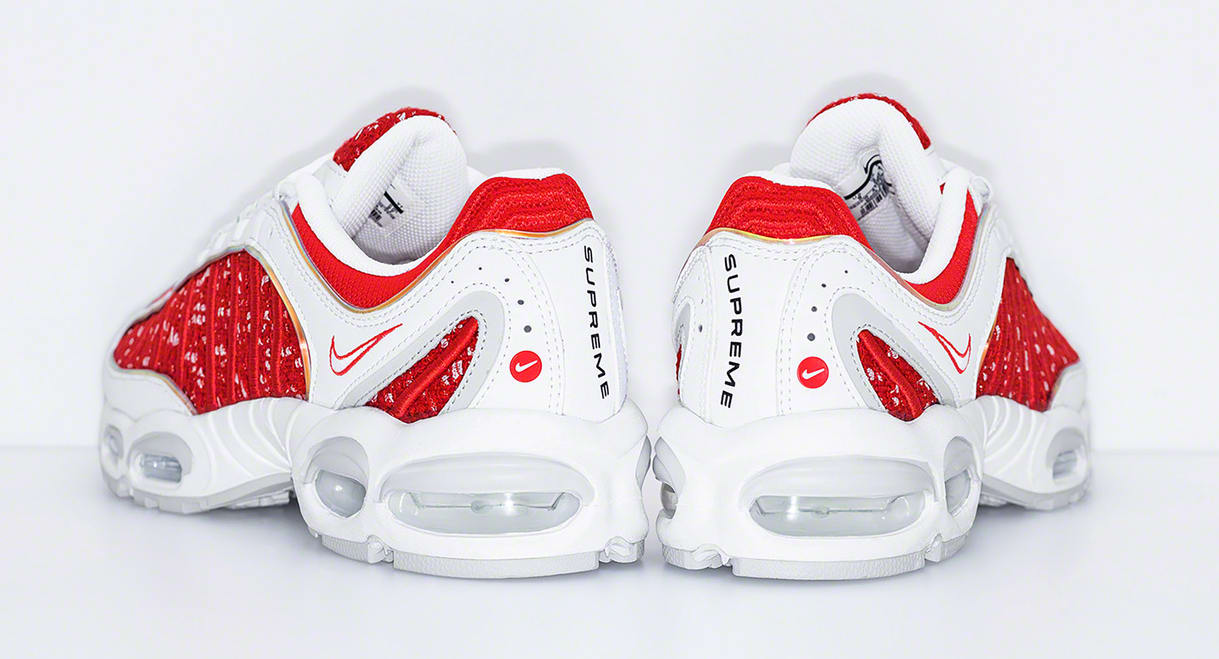Supreme x Nike Air Tailwind 4 &#x27;Red/White&#x27; (Heel)