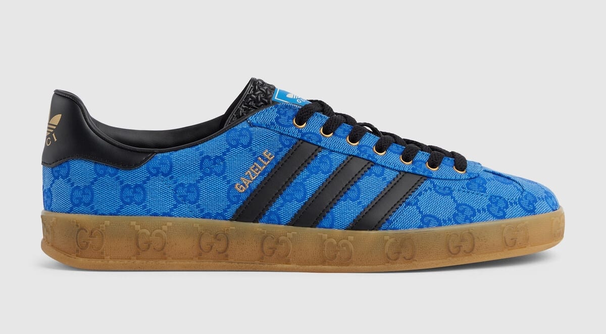 Gucci x Adidas Gazelle 2023 Blue