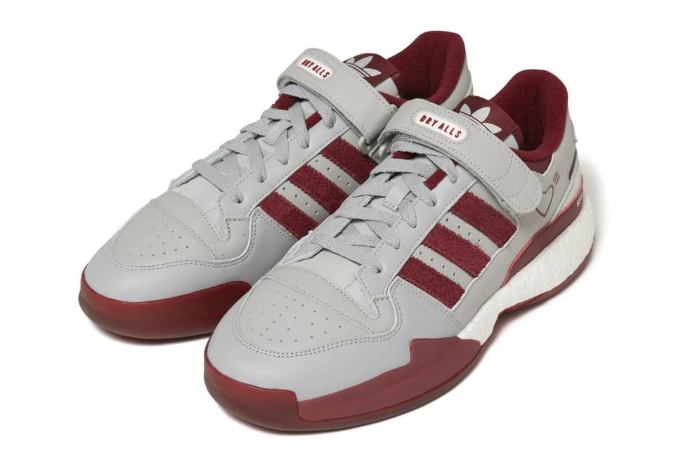 Human Made x Adidas Forum Lo Red/Grey Front