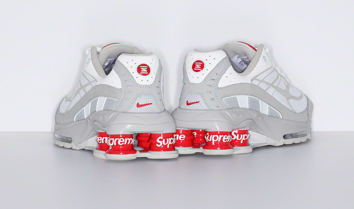 Supreme x Nike Shox Ride 2 &#x27;White&#x27; Heel