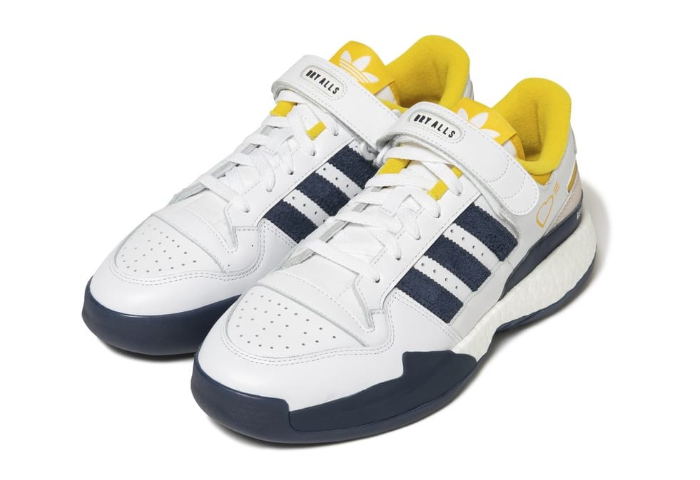 Human Made x Adidas Forum Lo White/Navy Front