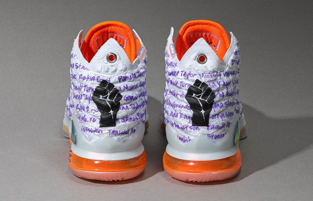 Diana Taurasi Nike LeBron 17 Custom Heel