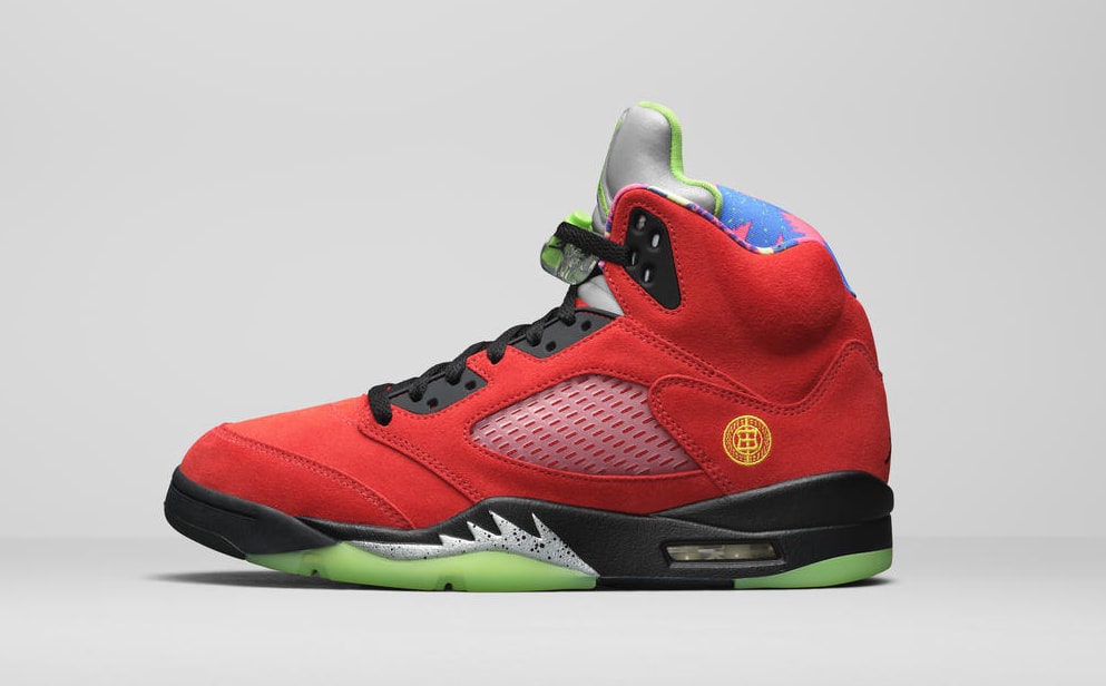 Air Jordan 5 Retro &#x27;What The&#x27; CZ5725-700 Lateral