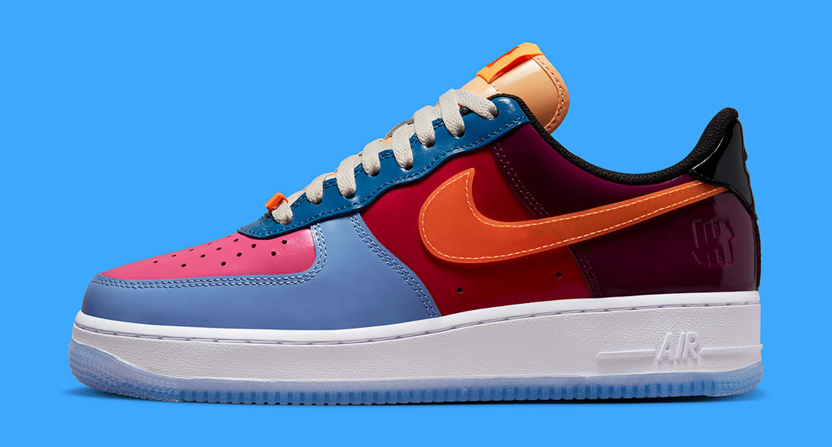 Undefeated x Nike Air Force 1 Low &#x27;Patent Multicolor&#x27; Lateral