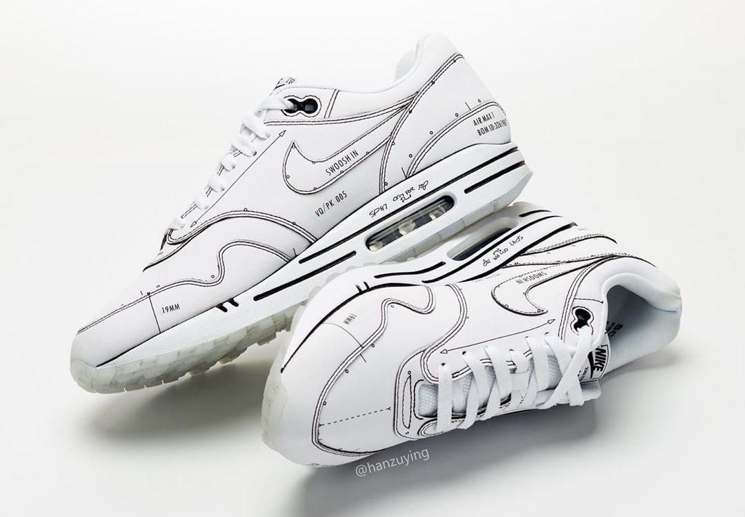 Nike clearance schematic white