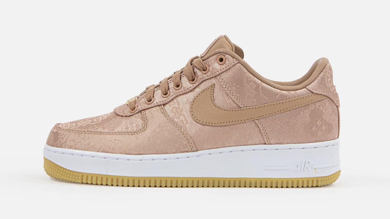 Clot x nike air force clearance 1 low rose gold silk