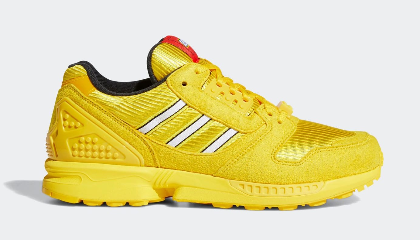 Lego x Adidas ZX 8000 Yellow Lateral