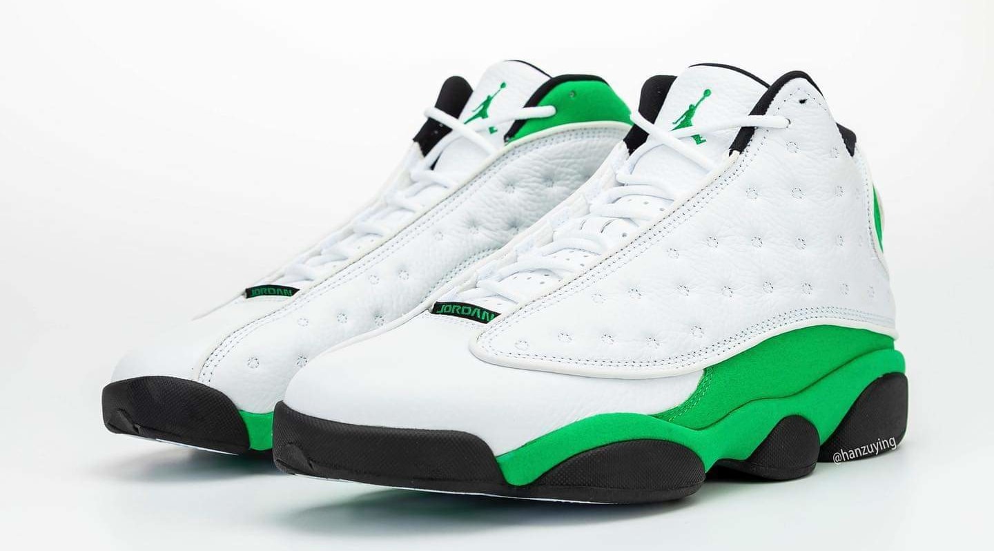 Air Jordan 13 Retro &#x27;Lucky Green&#x27; DB6537-113 Pair