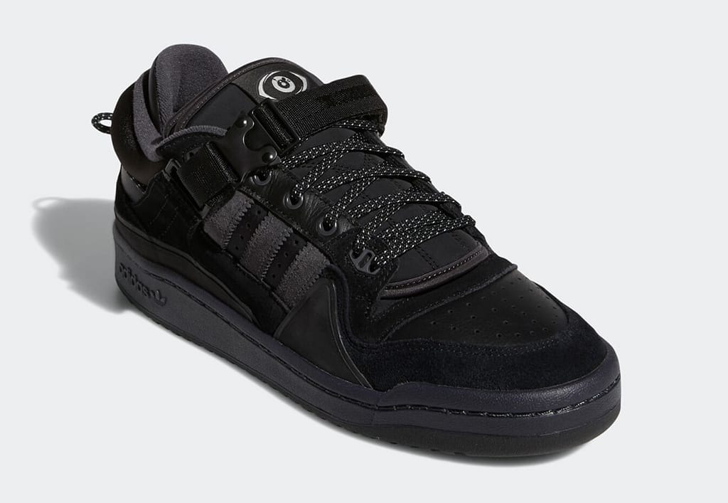 Bad Bunny x Adidas Forum Low Black GW5021 Front