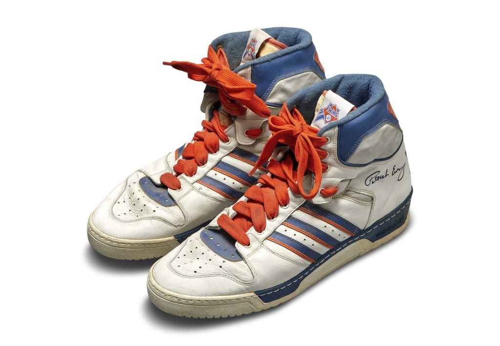 Adidas Conductor Ewing Game Worn Sneakers Sotheby&#x27;s