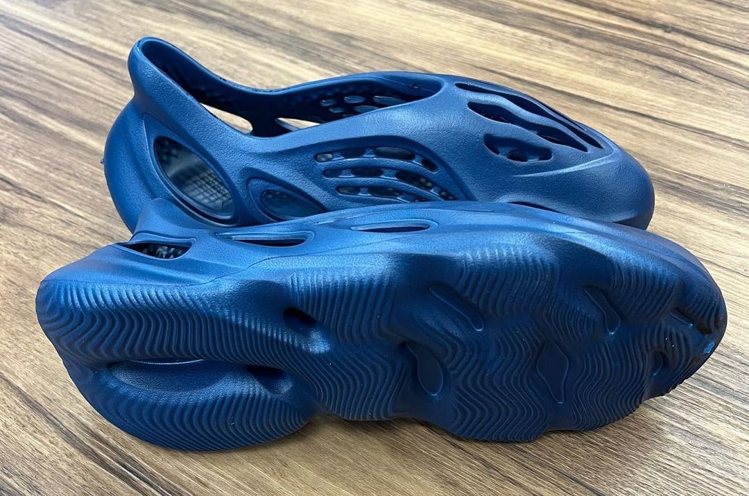 Adidas Yeezy Foam Runner Surfaces in Navy Colorway